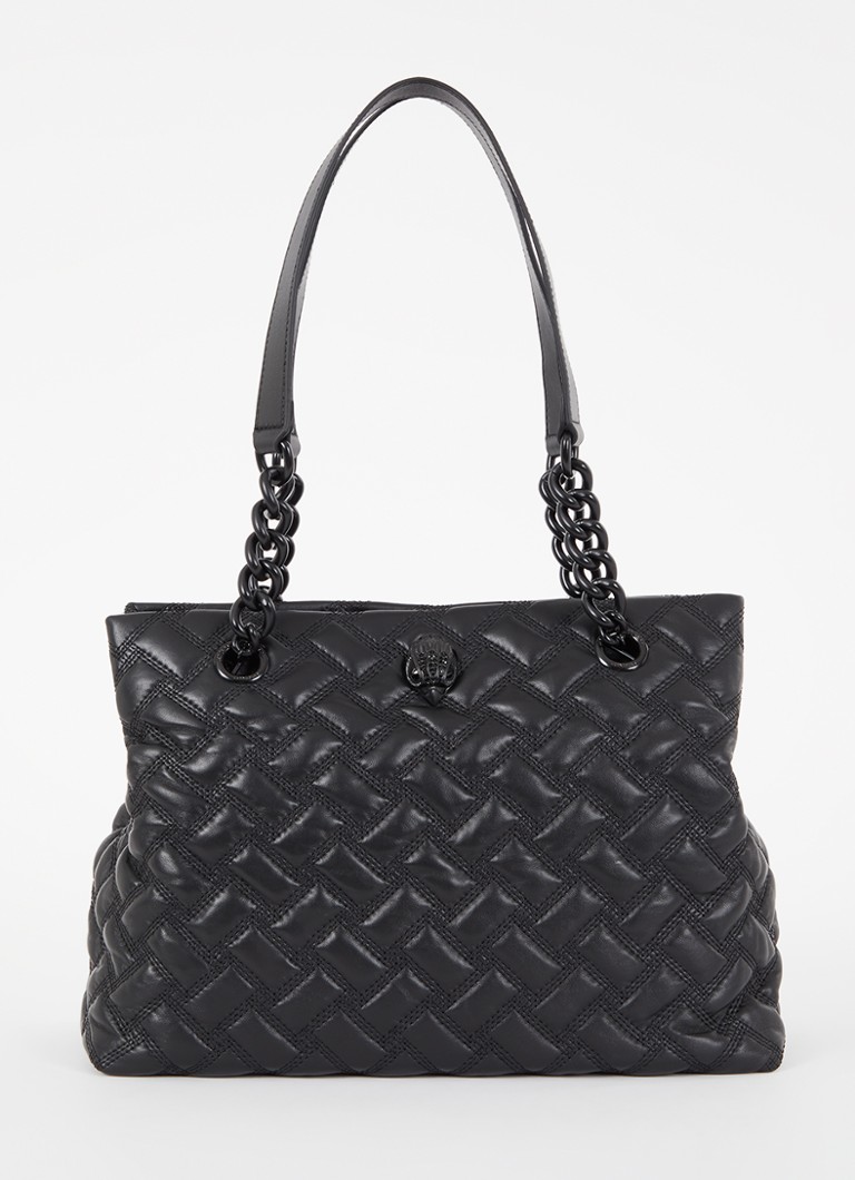 Kurt Geiger Dames Kensington schoudertas van quilted lamsleer