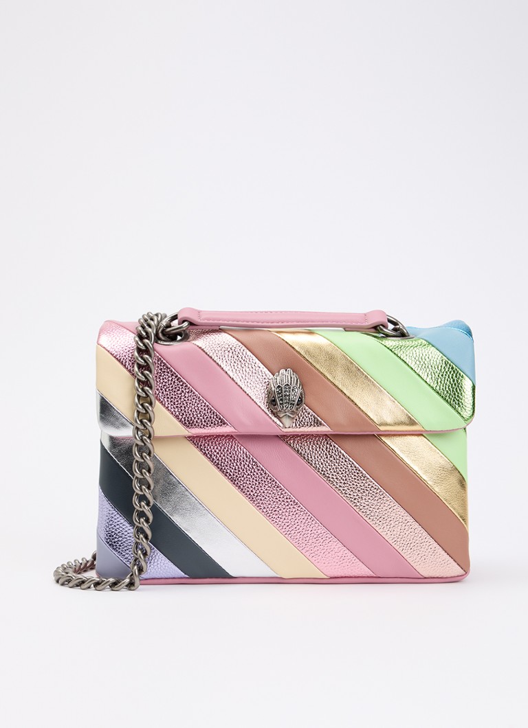 Kurt Geiger Dames Kensington schoudertas L van leer met verstelbare schouderriem in de kleur Multicolor, maat: 1SZ