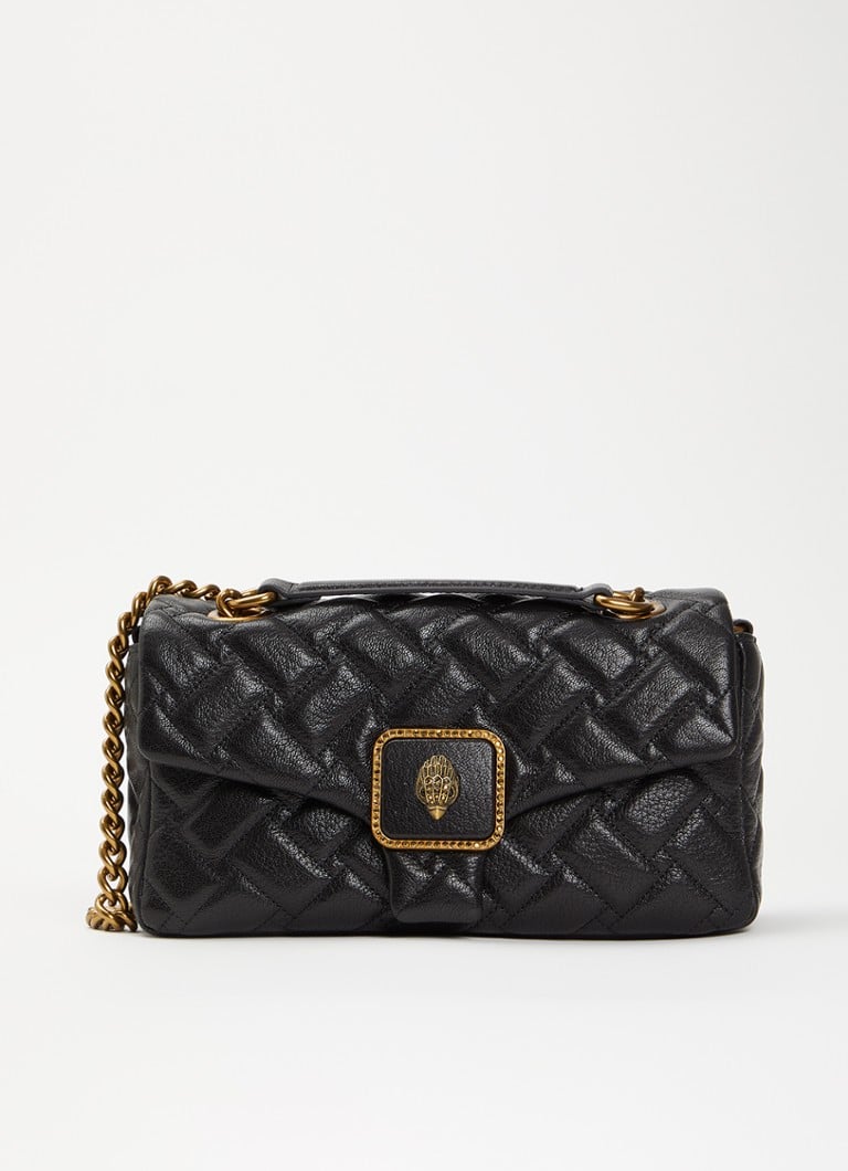 Kurt Geiger Dames Pimlico schoudertas van leer in de kleur Zwart, maat: 1SZ