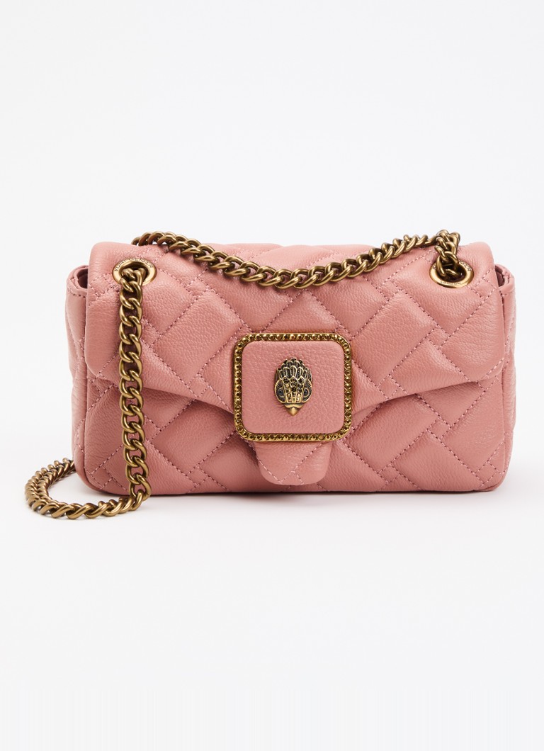 Kurt Geiger Dames Mini Pimlico schoudertas van leer met afneembare schouderriem in de kleur Oudroze, maat: 1SZ