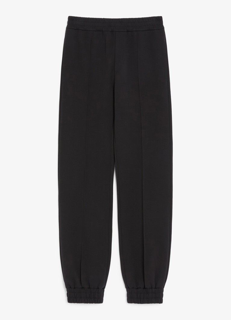 Valentino Garavani Heren Tapered fit joggingbroek met steekzakken in de kleur Zwart