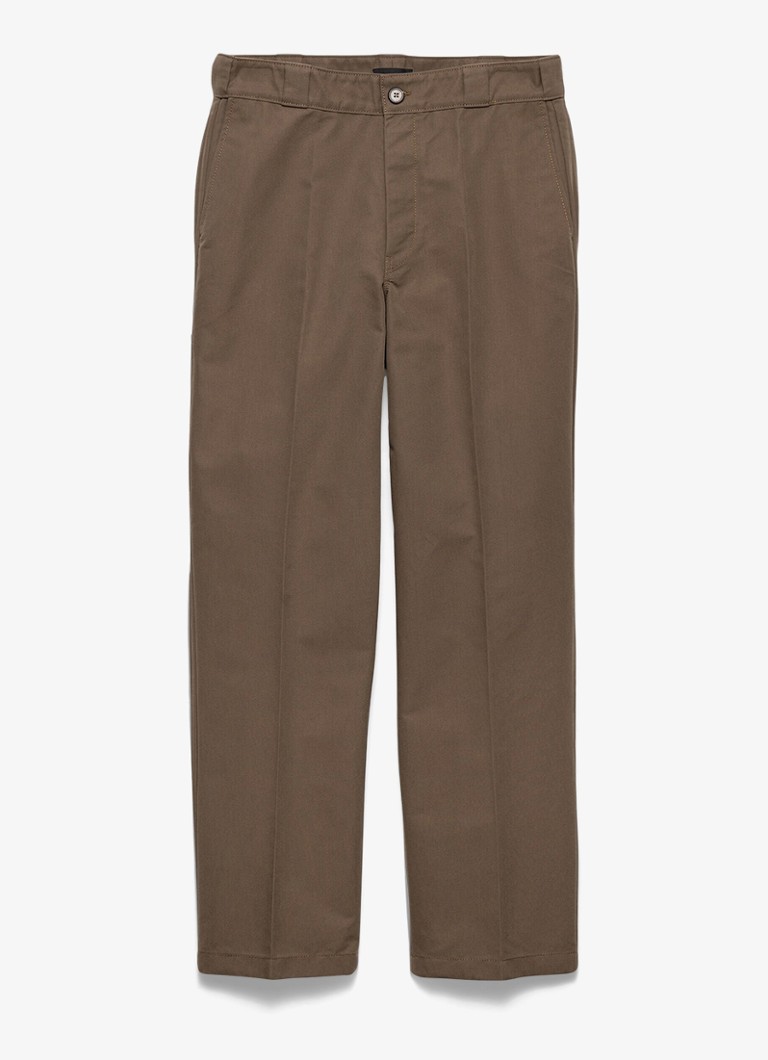 Prada Heren Loose fit chino met steekzakken in de kleur Bruin