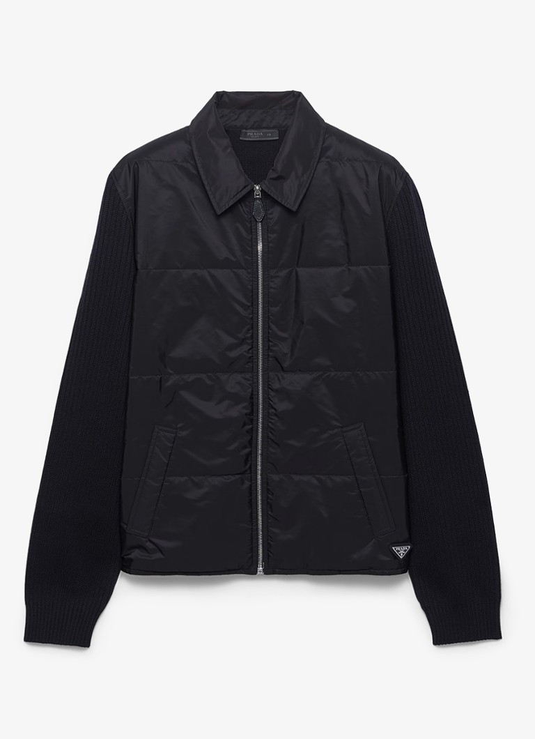 Prada Heren Jack van scheerwol in de kleur Zwart