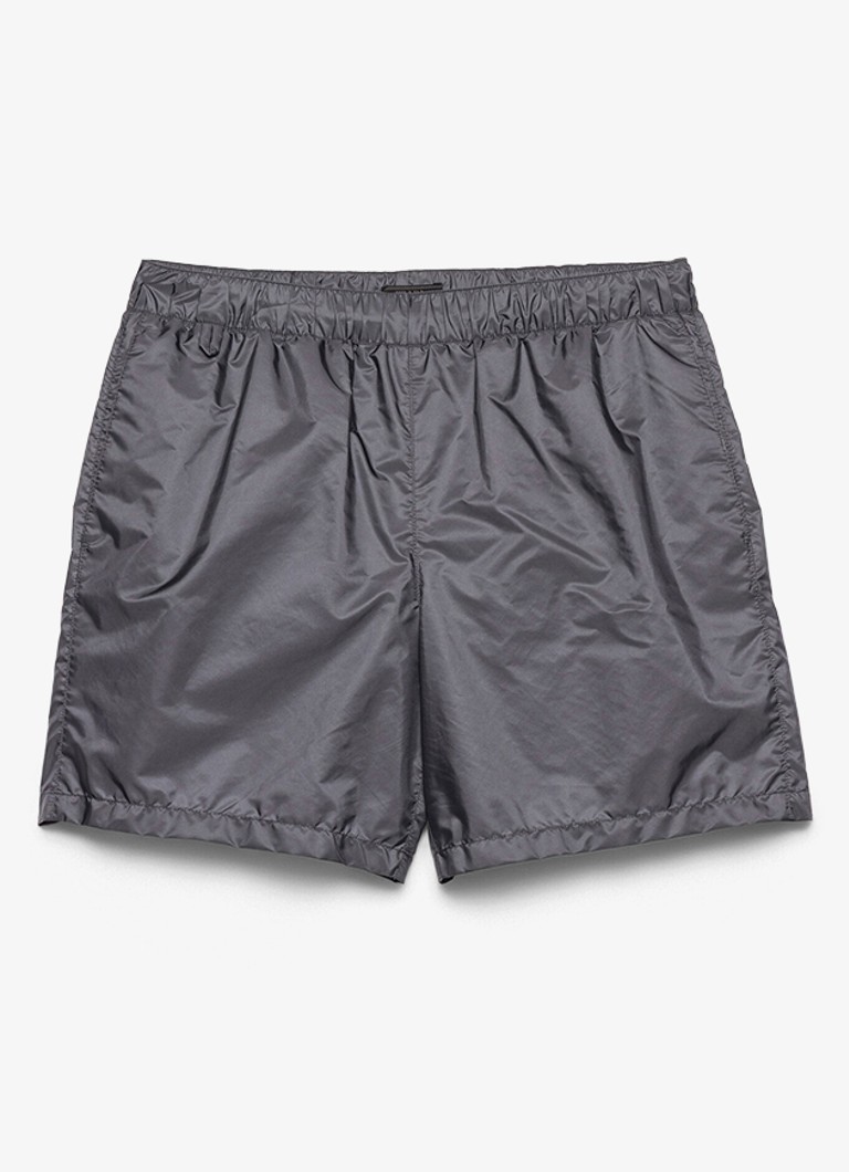 Prada Heren Re-Nylon zwemshorts met steekzakken in de kleur Grijs