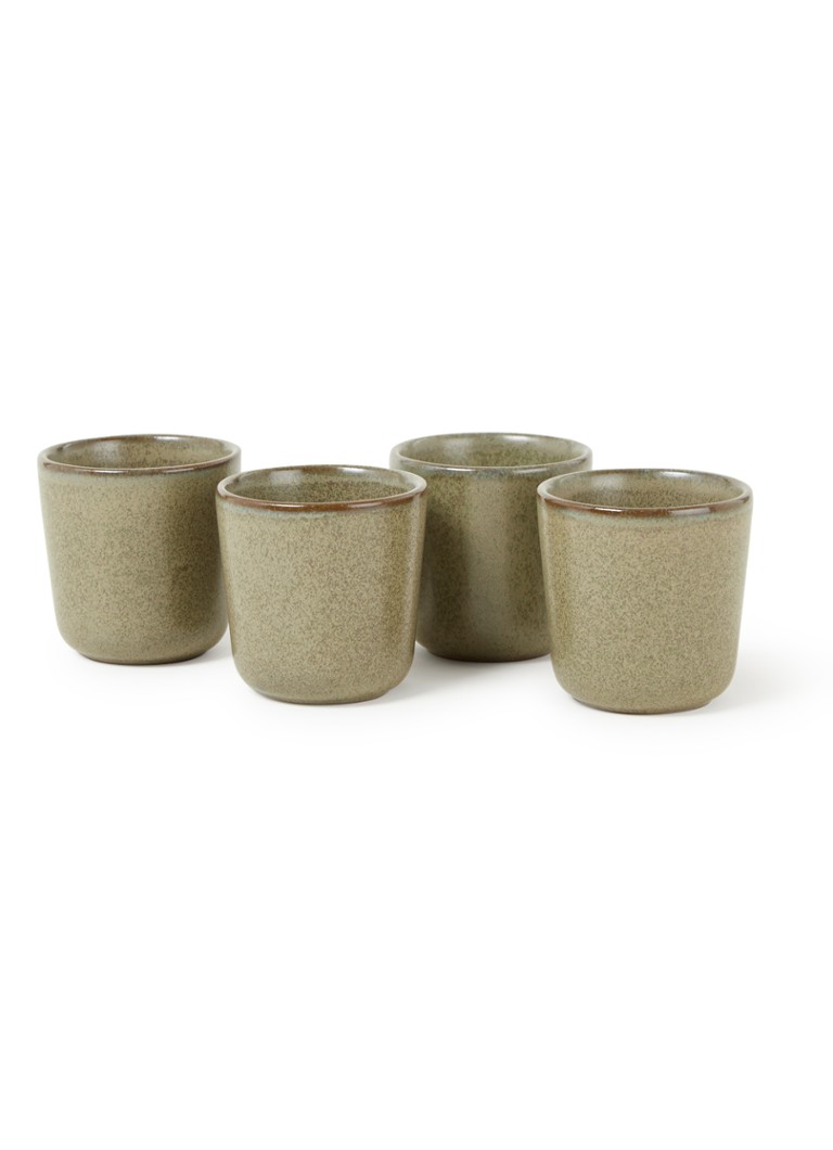 Serax Surface espressokopje 8 cl set van 4 Groen - Deal