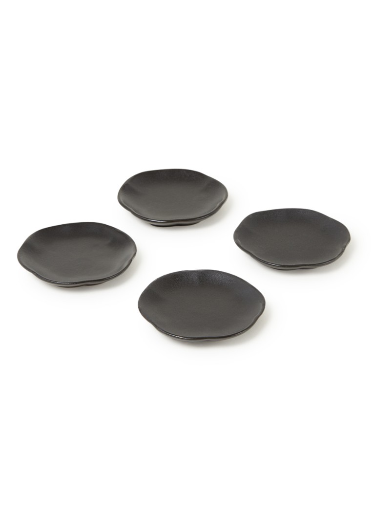 Serax Inku theetipje 9 cm set van 4 Zwart - Deal