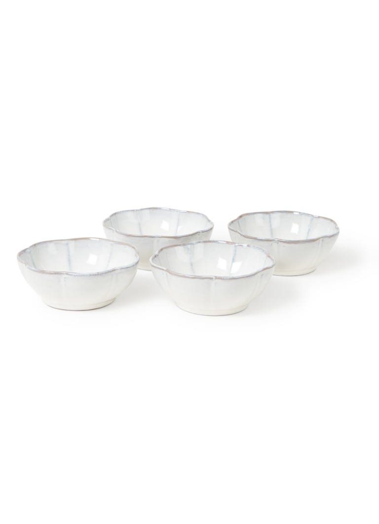 Serax Inku L kom 13 cm set van 4 Wit - Deal