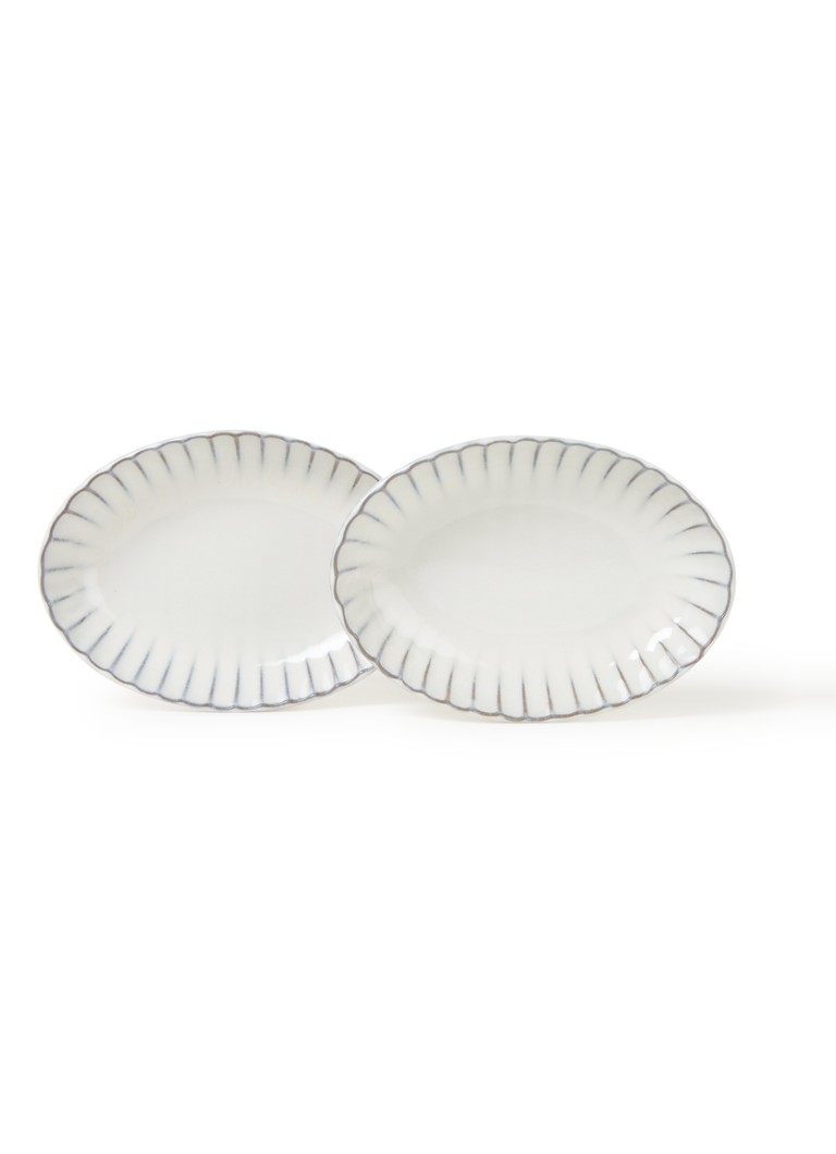 Serax Inku L serveerschaal 19 cm set van 2 Wit - Deal