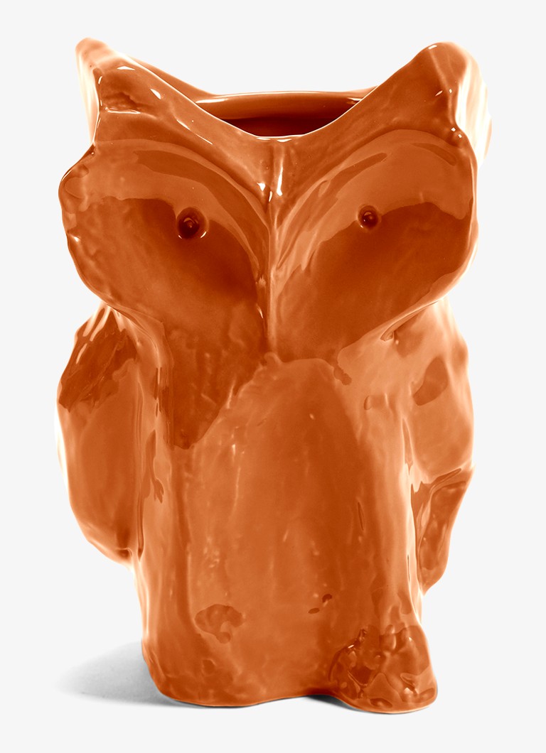 Serax Owl vaas S 23 cm Oranje - Deal