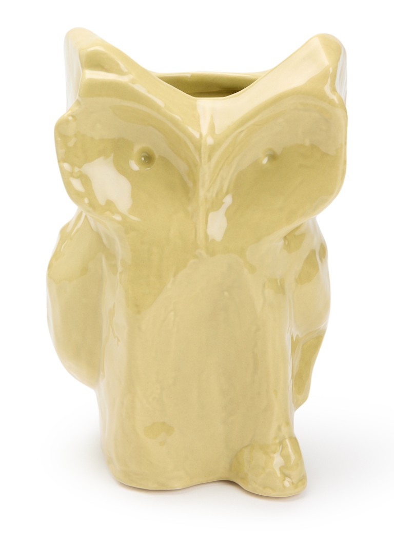 Serax Owl S vaas 23 cm Okergeel - Deal