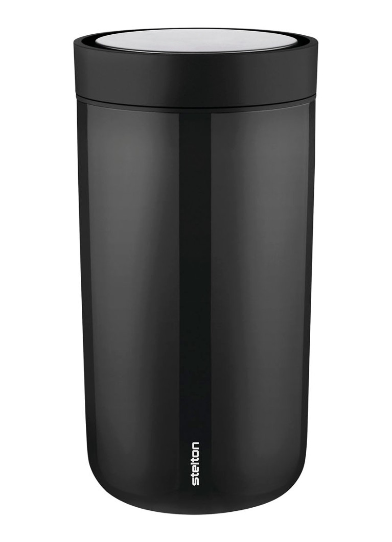 Stelton To go click thermosbeker 20 cl Zwart - Deal