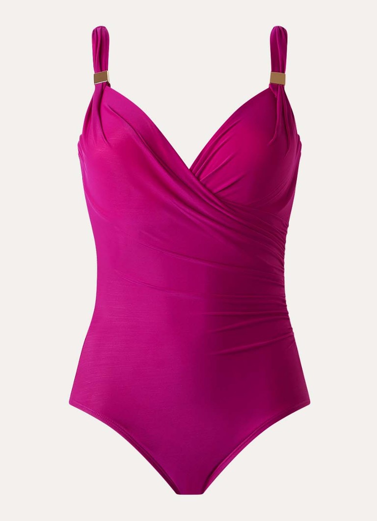 Miraclesuit Dames Siren corrigerend badpak in de kleur Rood, maat: 46