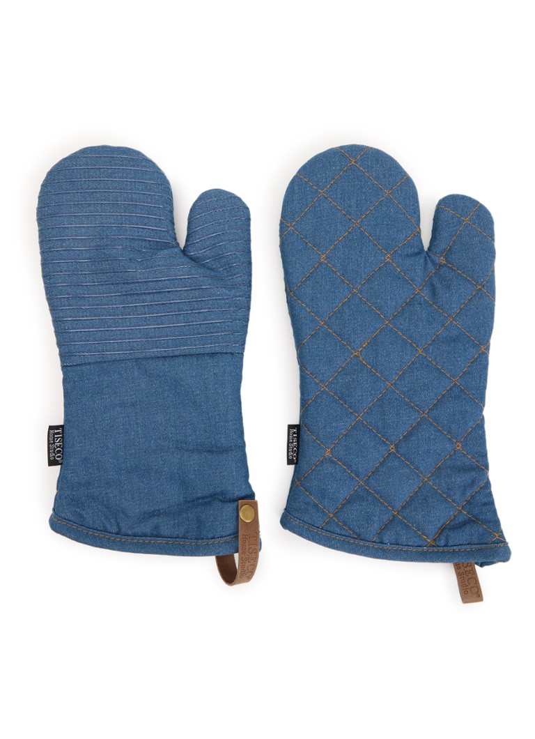 Tiseco Indigo ovenwant set van 2 Indigo - Deal