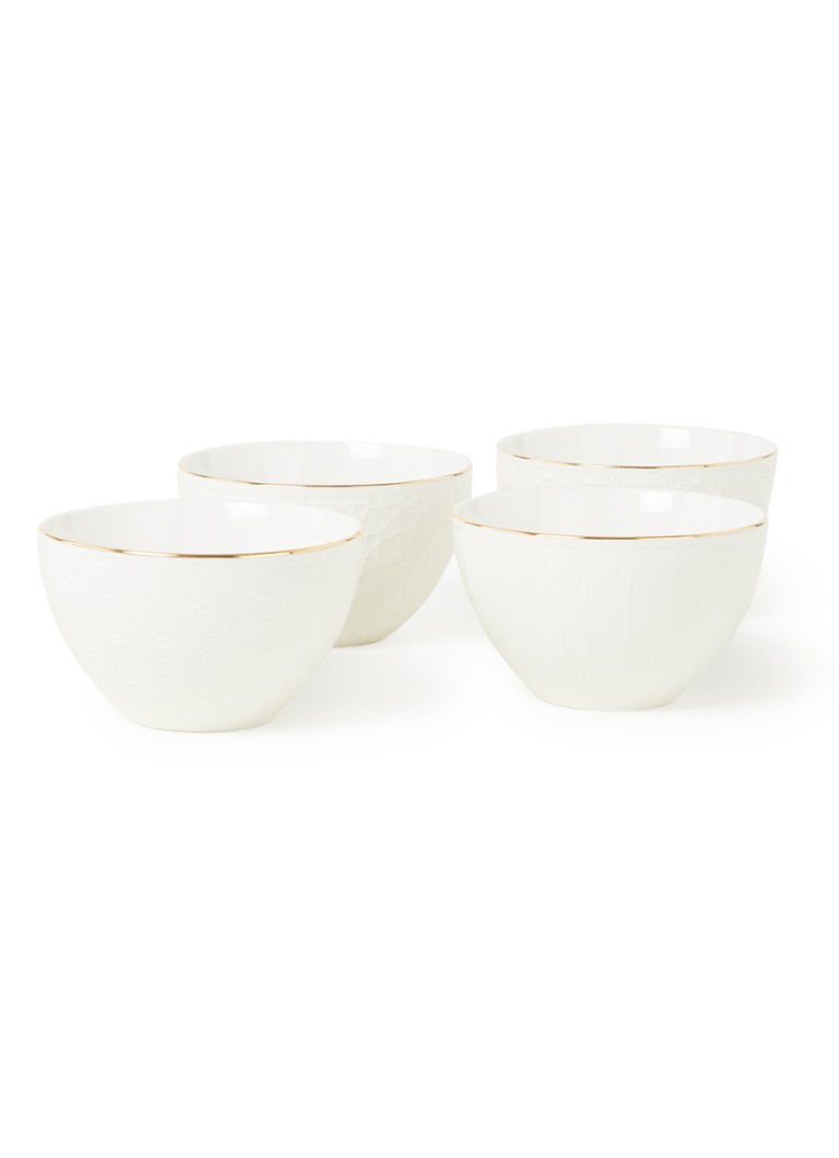 Tokyo Design Studio Nippon White kom 11,5 cm set van 4 Wit - Deal
