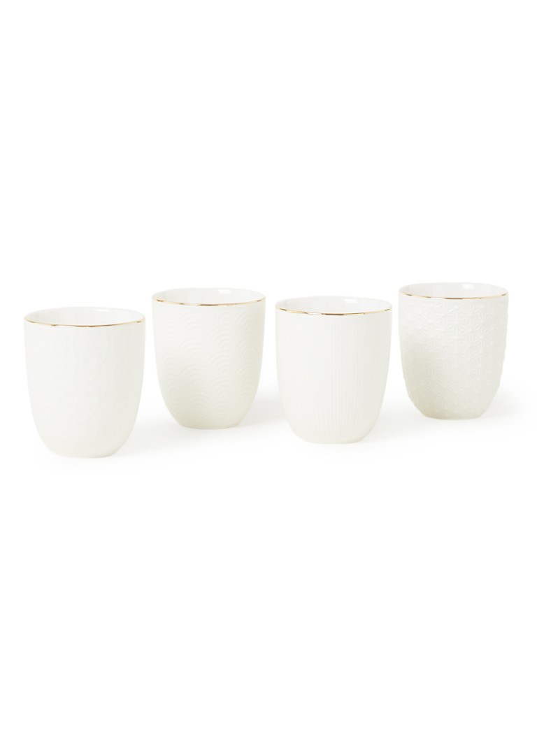 Tokyo Design Studio Nippon White kop 20 cl set van 4 Wit - Deal