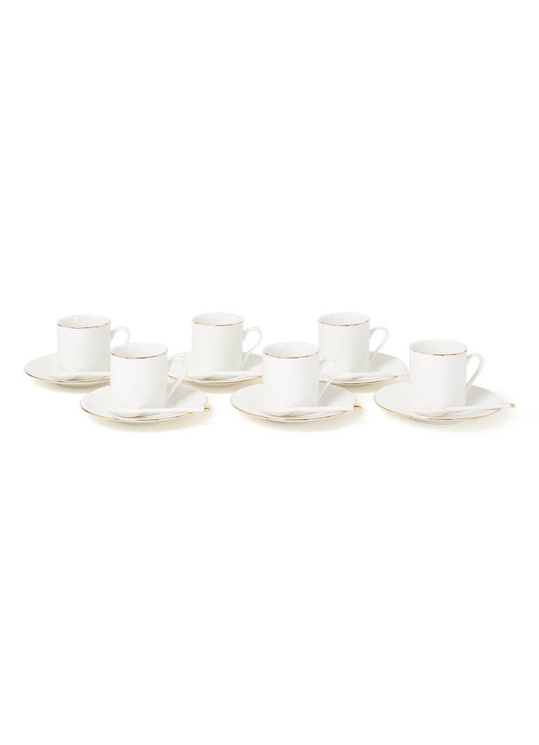 Tokyo Design Studio Nippon kop en schotel 8 cl set van 18 Wit - Deal