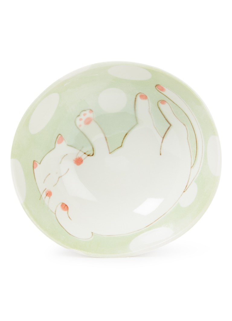 Tokyo Design Studio Neko Maruke kom 14 cm Lichtgroen - Deal