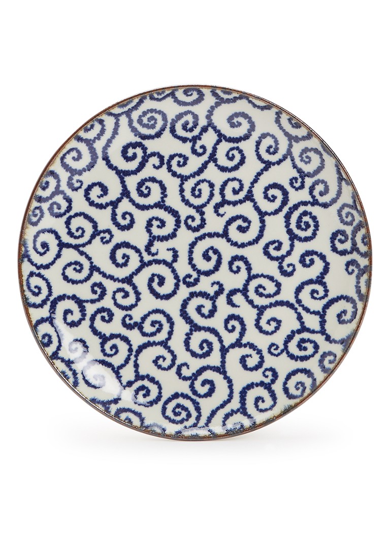 Tokyo Design Studio Ten Karakusa dinerbord 25 cm Blauw - Deal