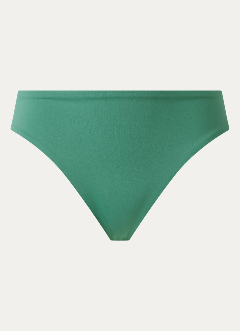 Cyell Dames Oasis high waisted bikinislip in de kleur Groen, maat: 36