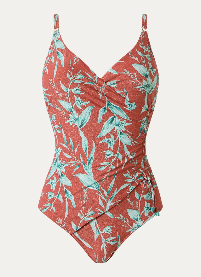 Cyell Dames Badpak met uitneembare vulling en lurex in de kleur Roestbruin, maat: D42