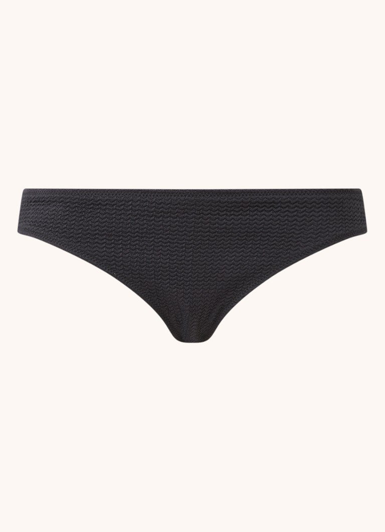 Seafolly Dames Sea Dive hipster bikinislip in de kleur Zwart, maat: 38