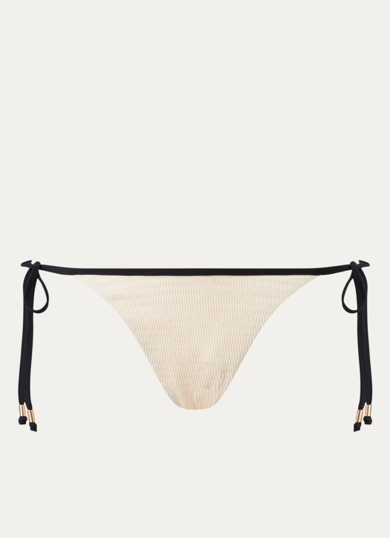 Seafolly Dames Bikinislip met geknoopt detail in de kleur Beige, maat: 42