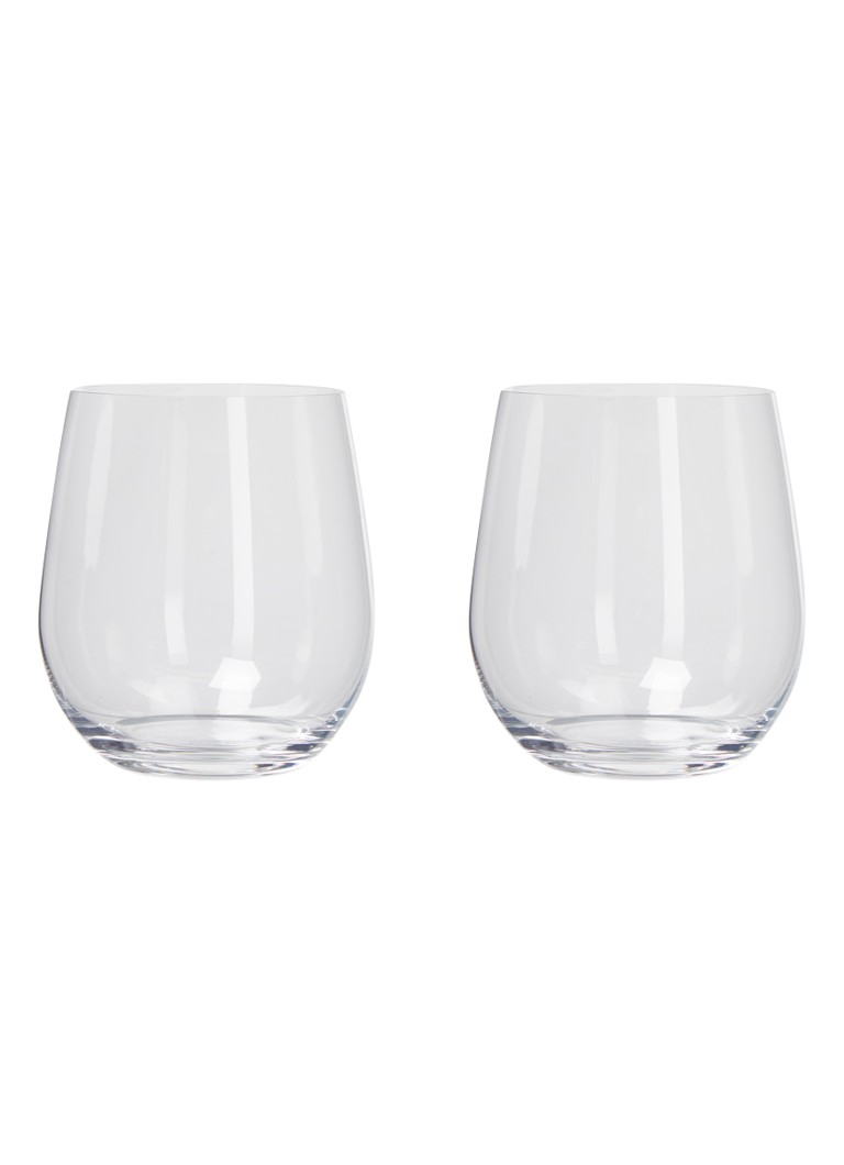 Riedel The O Wine Tumbler witte wijnglas 32 cl set van 2 Transparant - Deal