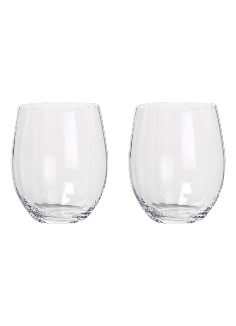 Riedel Optic O drinkglas 58 cl set van 2 Transparant - Deal