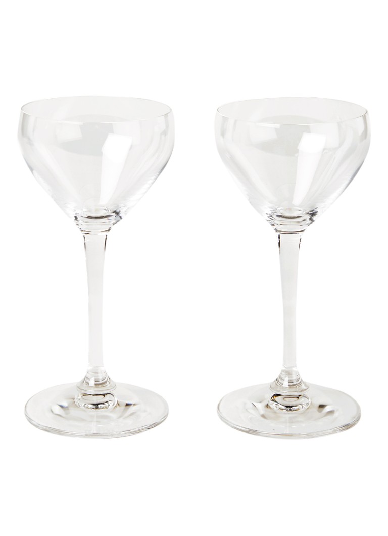 Riedel Nick & Nora cocktailglas 14 cl set van 2 Transparant - Deal