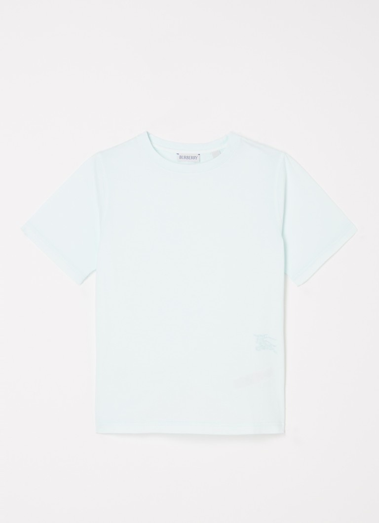 Burberry Jongens Cedar T-shirt met ronde hals in de kleur Zeegroen, maat: 152