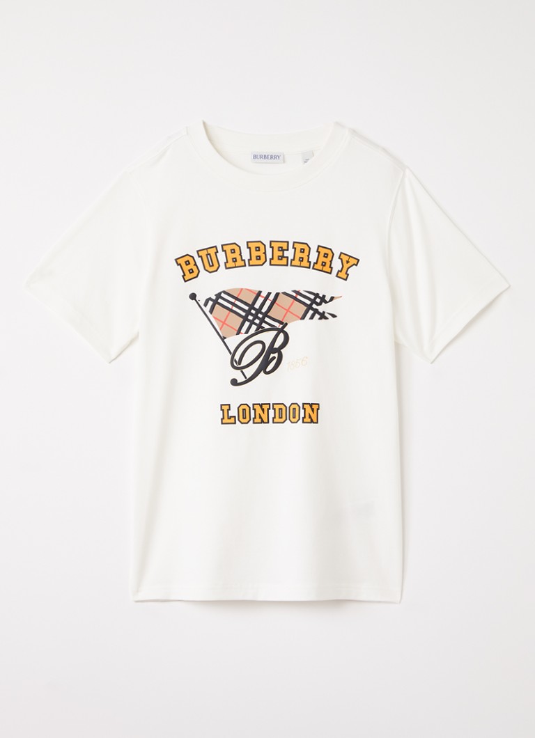 Burberry Meisjes Cedar T-shirt met logoprint in de kleur Wit, maat: 152
