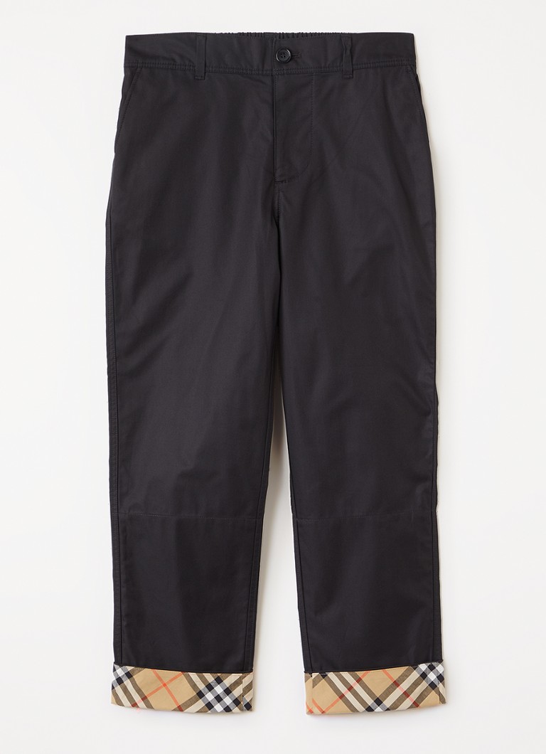 Burberry Jongens Sheldon loose fit pantalon in de kleur Zwart, maat: 164