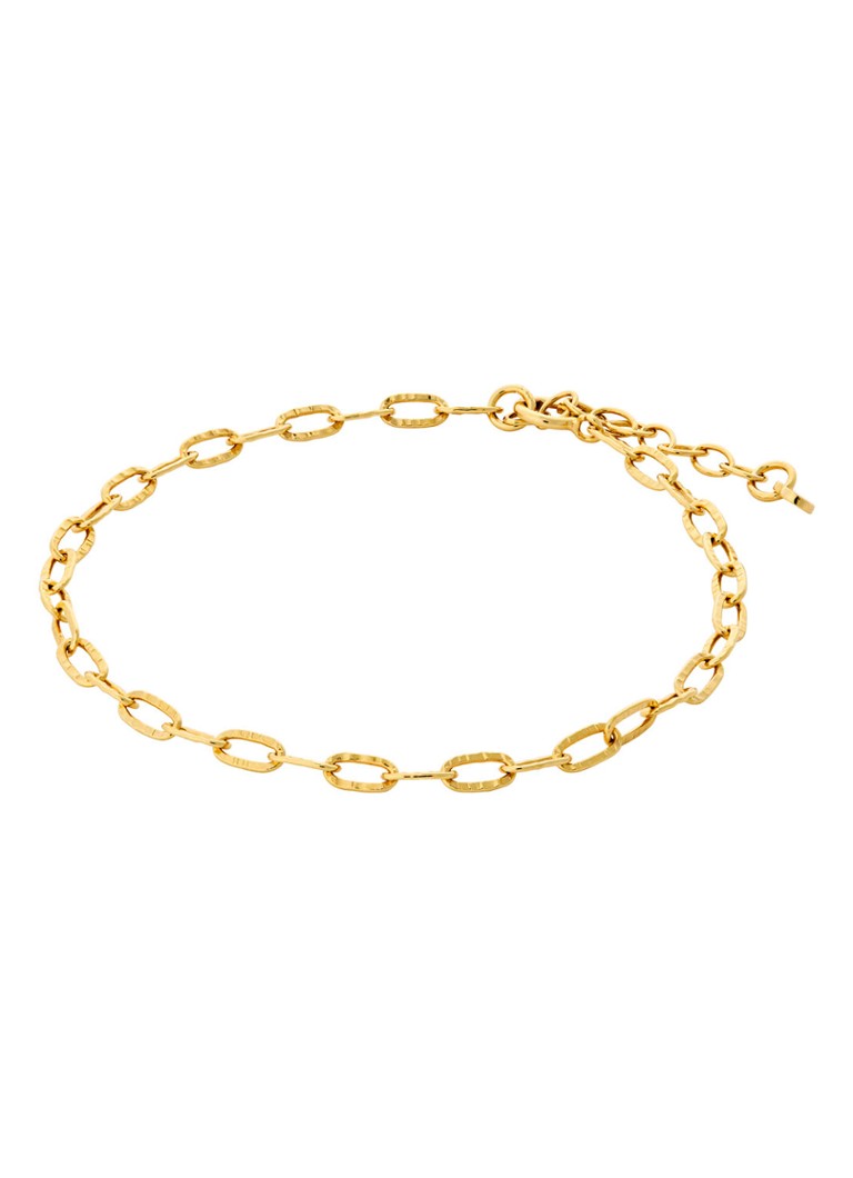 Pernille Corydon Dames Alba schakelarmband verguld in de kleur Goud, maat: OS