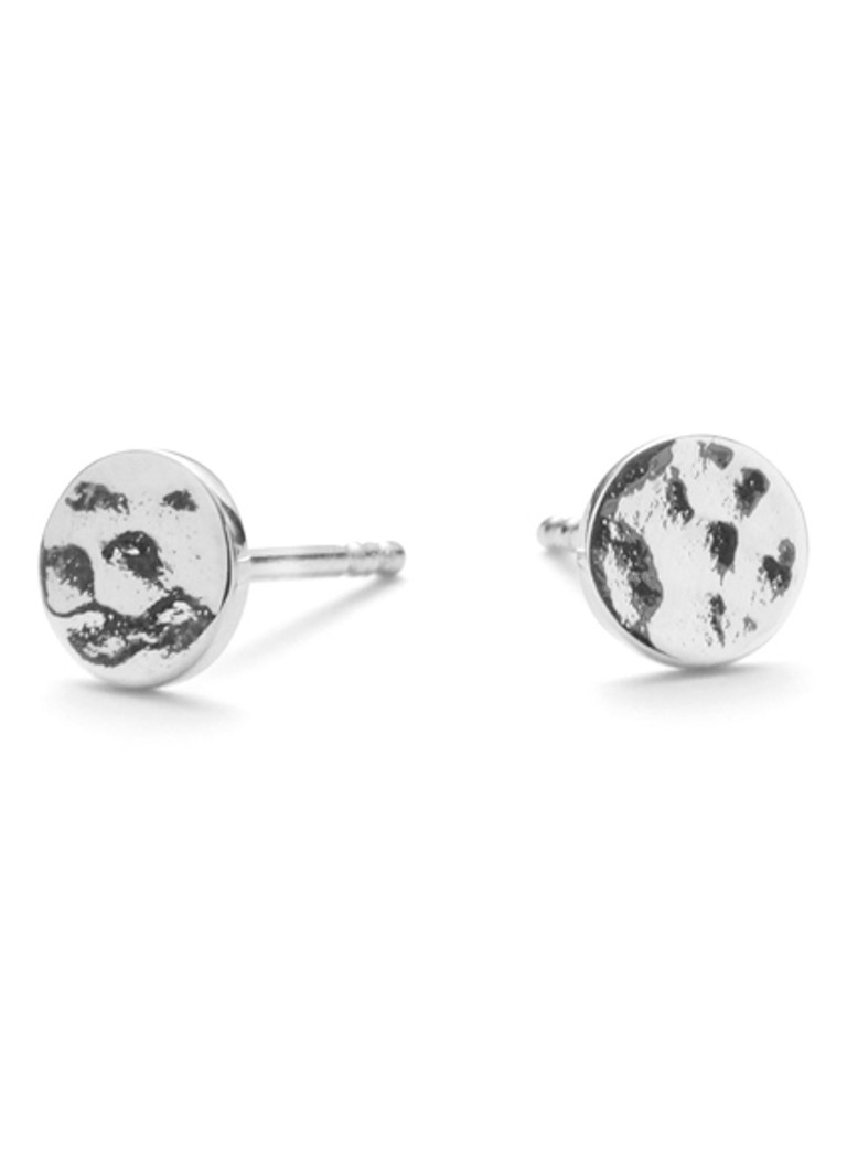 Pernille Corydon Dames Dot oorknopjes in de kleur Zilver, maat: Onesize
