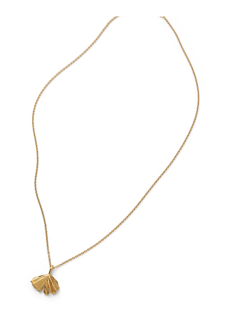 Pernille Corydon Dames Autumn Leaf ketting verguld in de kleur Goud, maat: one size