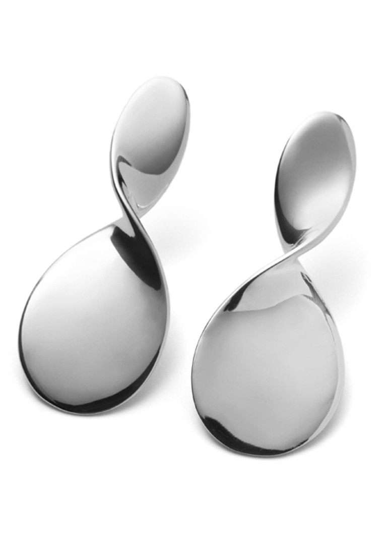 Pernille Corydon Dames La Pausa oorstekers in de kleur Zilver, maat: one size