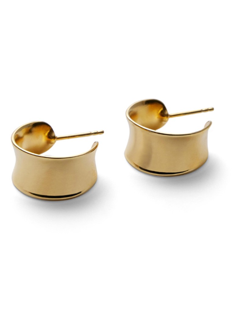 Pernille Corydon Dames Reflection oorringen verguld in de kleur Goud, maat: one size