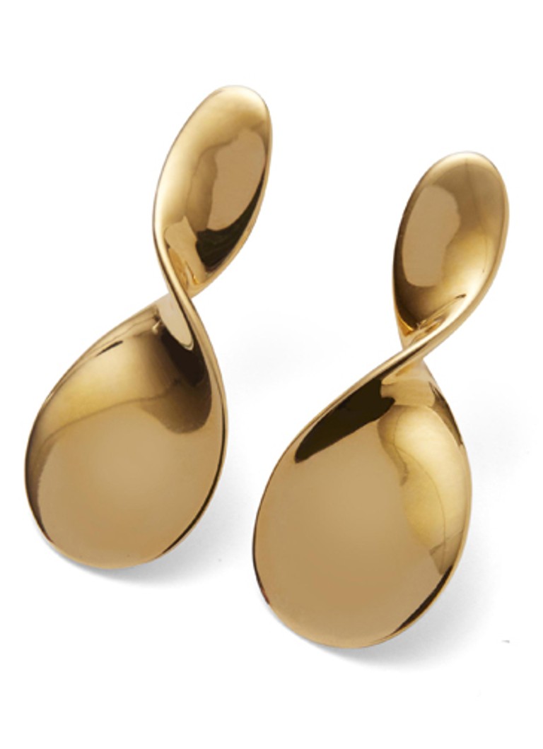 Pernille Corydon Dames Small La Pausa oorstekers verguld in de kleur Goud, maat: one size