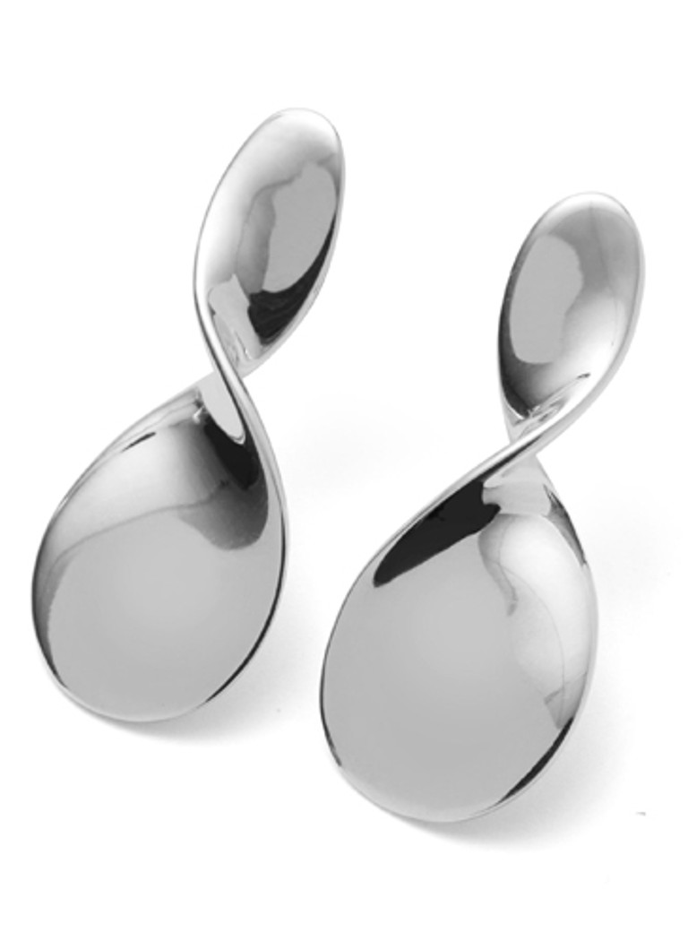 Pernille Corydon Dames Small La Pausa oorstekers in de kleur Zilver, maat: one size