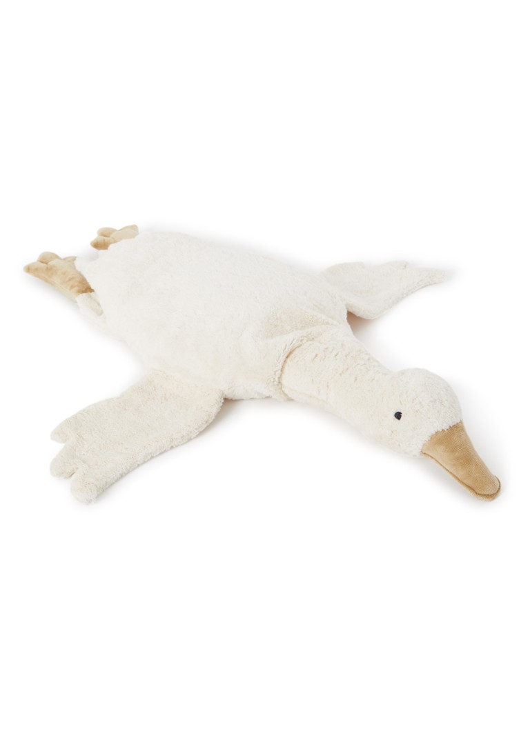 Senger Naturwelt Jongens Cuddly animal Goose large knuffel met warmtekussen 69 cm in de kleur Gebroken wit, maat: LARGE