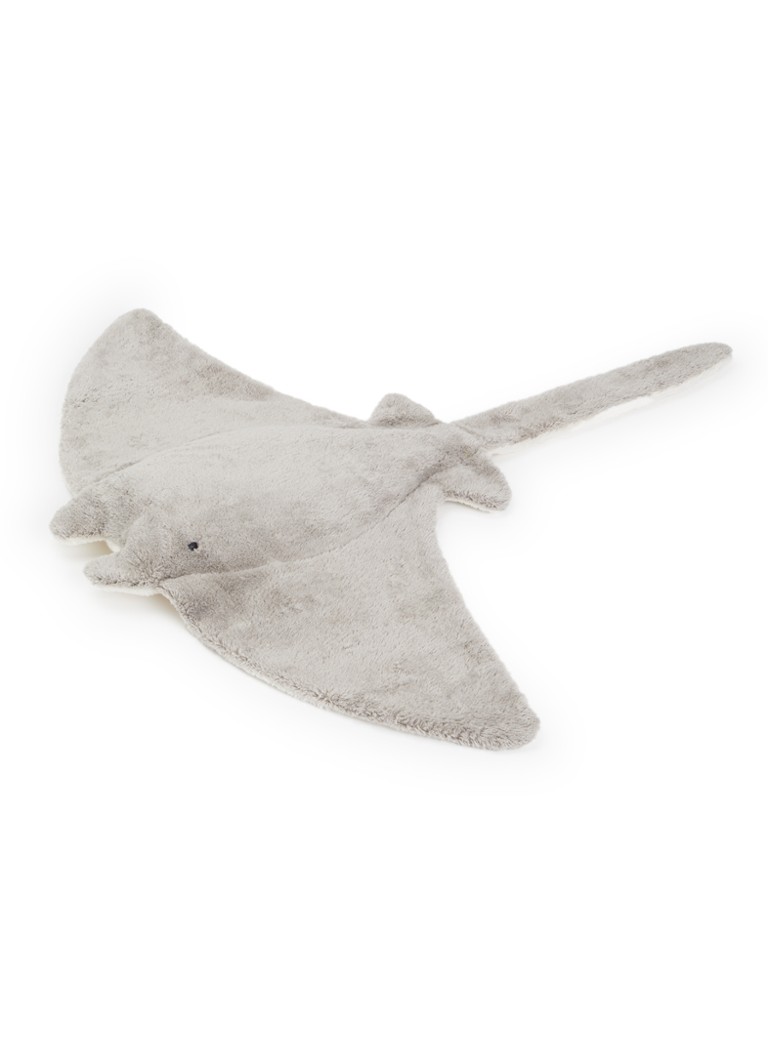 Senger Naturwelt Jongens Cuddly Animal Manta Large knuffel met warmtekussen 72 cm in de kleur Grijs, maat: ONE SIZE