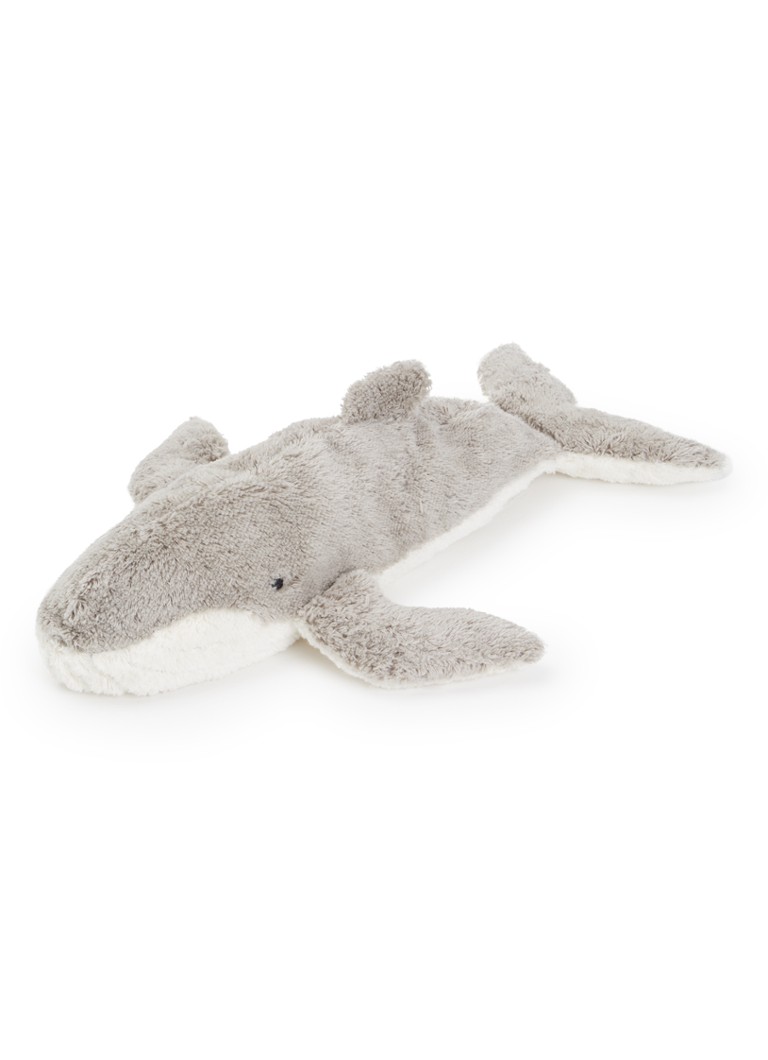 Senger Naturwelt Cuddly Animal Whale Small knuffel met warmtekussen 38 cm in de kleur Lichtgrijs, maat: ONE SIZE