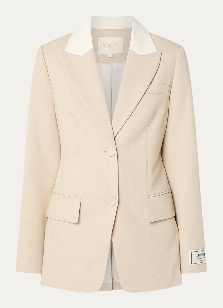 JOSH V Dames Nila blazer met klepzakken in de kleur Beige