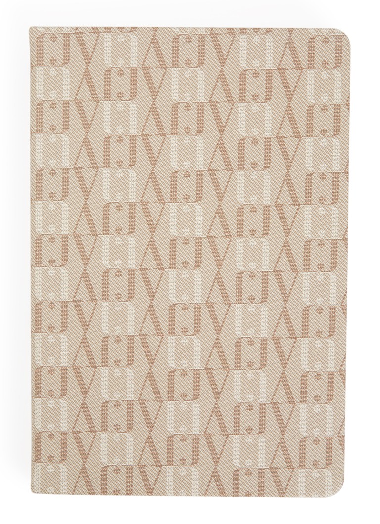 JOSH V Marlou notitiboek met logoprint Beige - Deal
