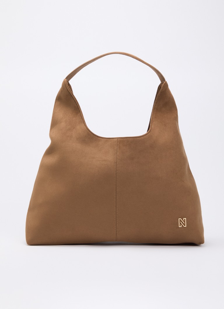 NIKKIE Dames Puri shopper met logo in de kleur Lichtbruin