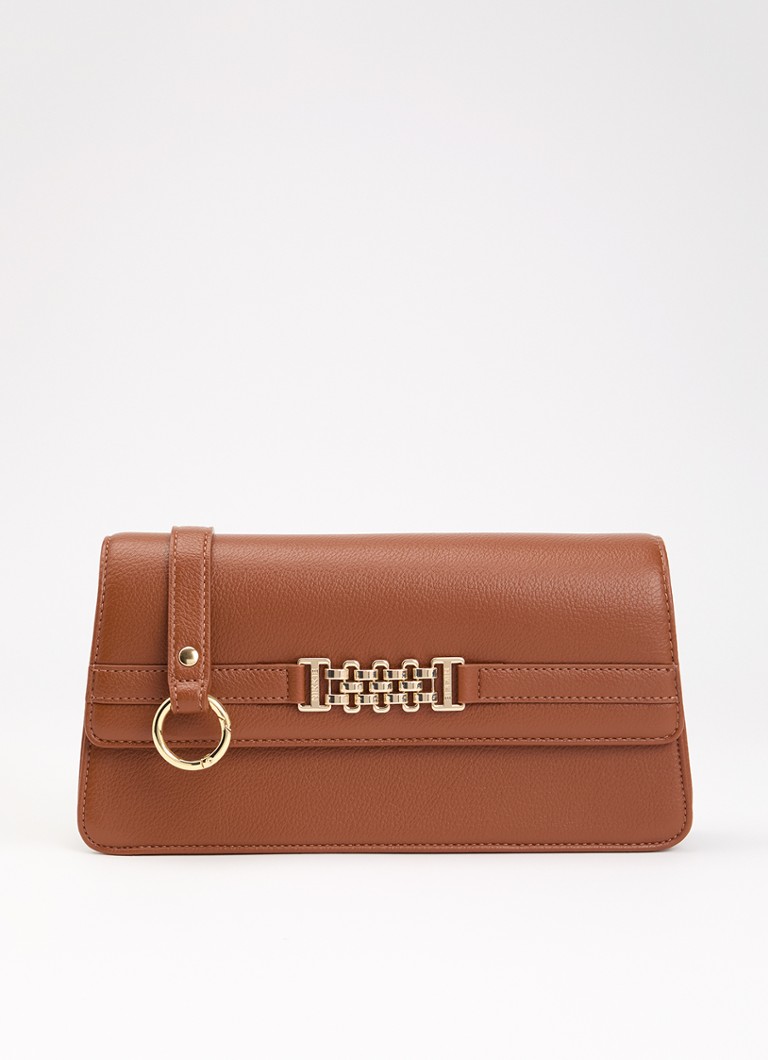 NIKKIE Dames Alinda Chunky schoudertas met afneembare schouderriem in de kleur Cognac