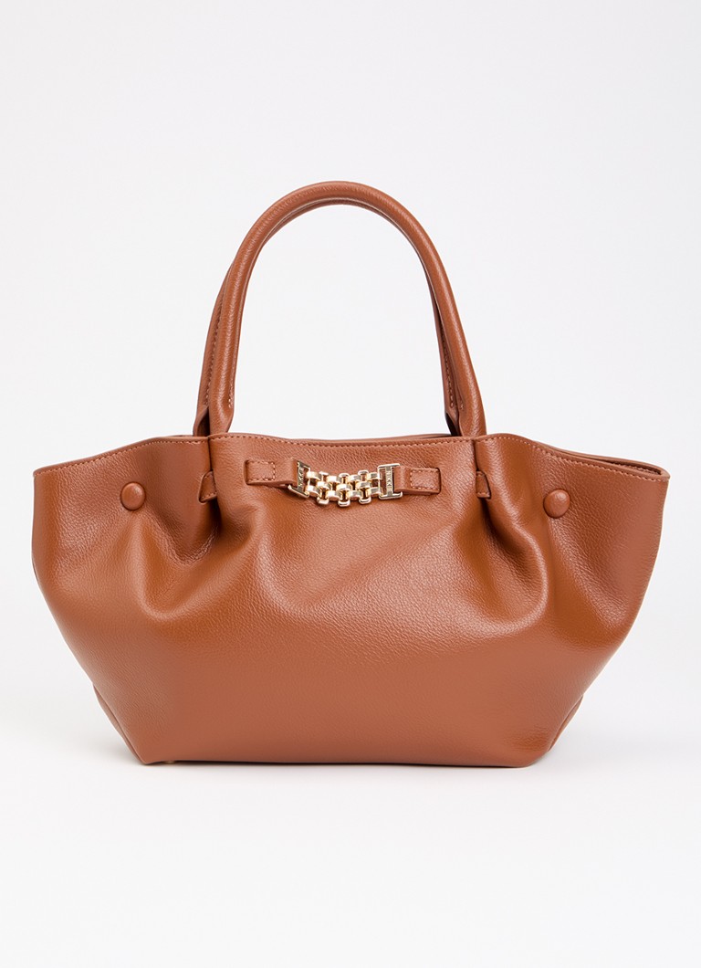 NIKKIE Dames Ailis Chunky handtas met applicatie in de kleur Cognac