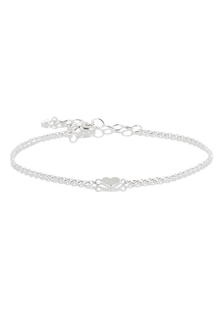 Pernille Corydon Dames Heart armband van zilver in de kleur Zilver, maat: OS
