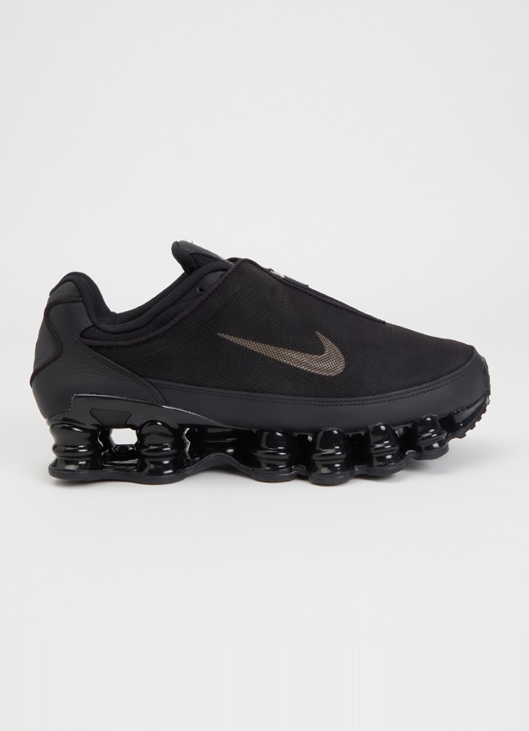 Nike Dames Shox TL sneaker van mesh in de kleur Zwart, maat: 36