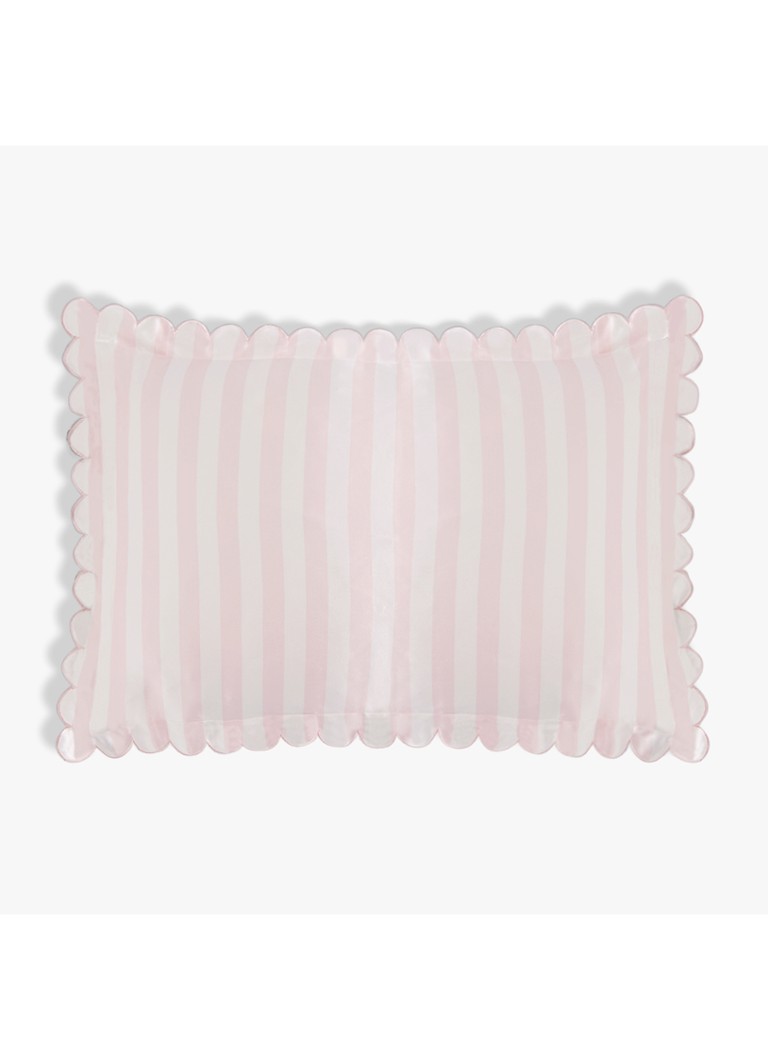 Dore & Rose Scallop Edge Pillowcase - kussensloop Rayure Bonbon No61 50x75 Beauty tools - Deal